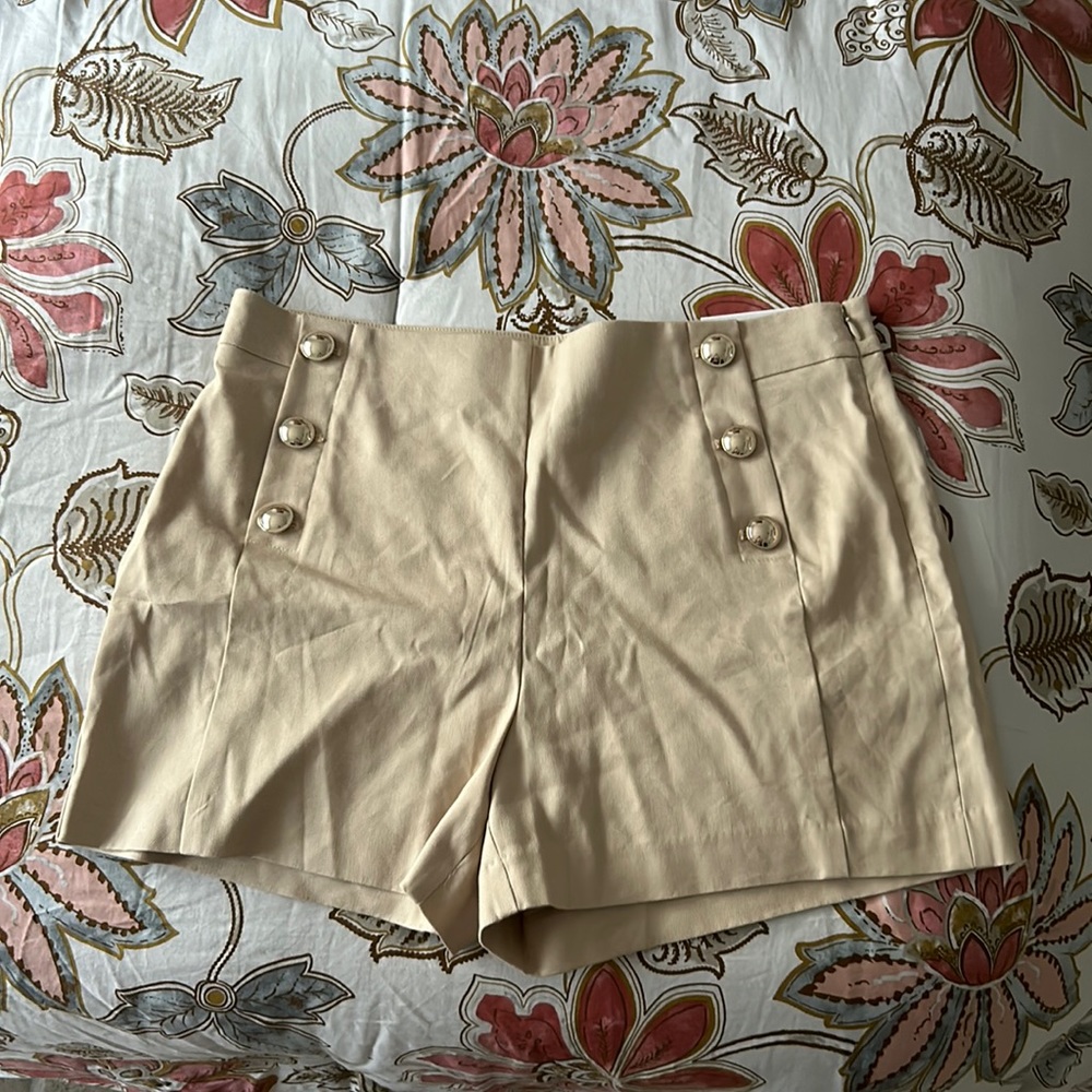 NWT Ann Taylor High Rise Linen Shorts